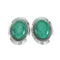 Genuine Turquoise Navajo Sterling Silver Post Earrings X11329